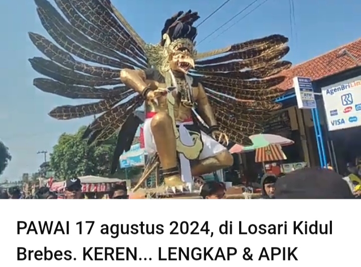 PAWAI 17 agustus 2024, di Losari Kidul Brebes. KEREN… LENGKAP & APIK