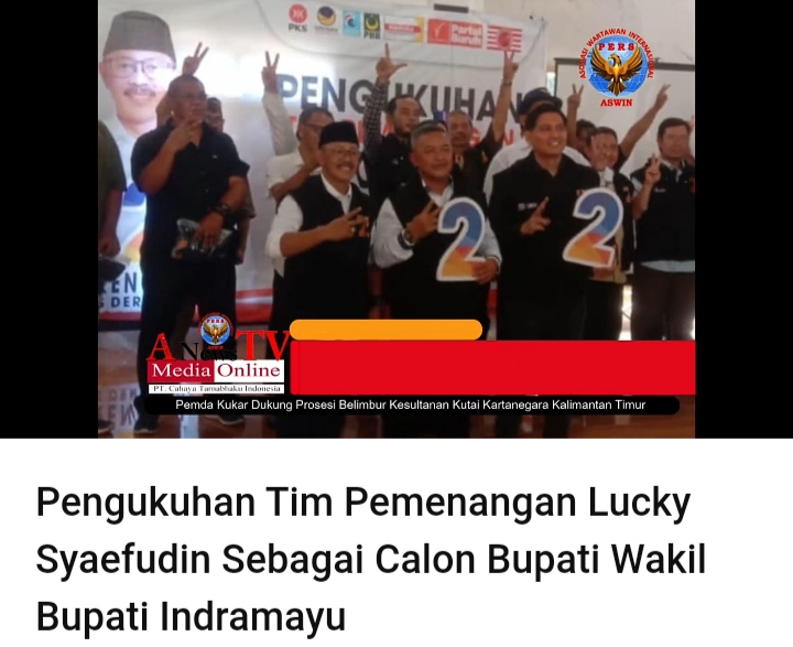 Pengukuhan Tim Pemenangan Lucky Syaefudin Sebagai Calon Bupati Wakil Bupati Indramayu