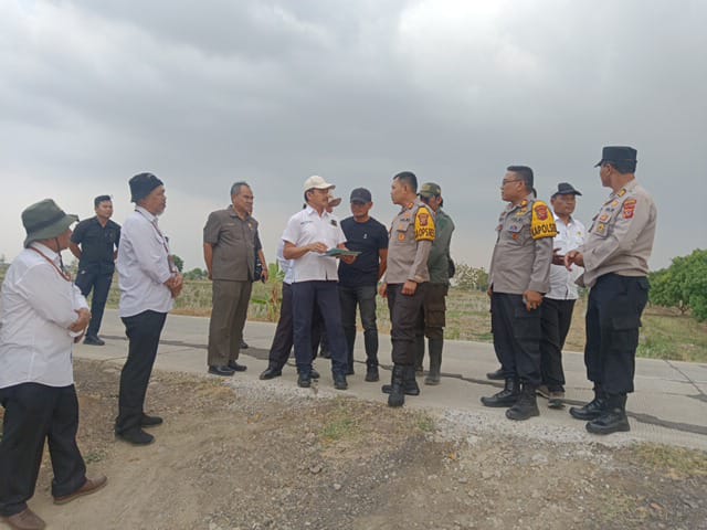 Forkopimda Indramayu Tinjau Lokasi Untuk Dukung Ketahanan Pangan Didampingi Perhutani