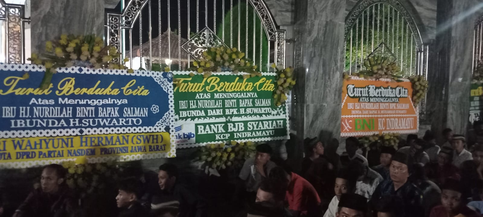 Ribuan Orang Padati Tahlil Ke 7 Hj Nurdilah,Ibunda H Suwarto