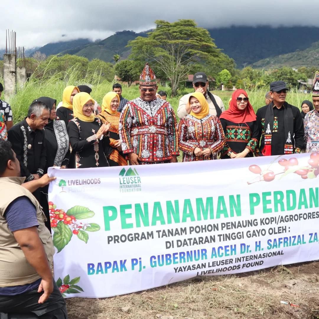 Program Tanam Pohon Penaung Kopi Di Dataran Tinggi Gayo Oleh Pj Gubernur Aceh