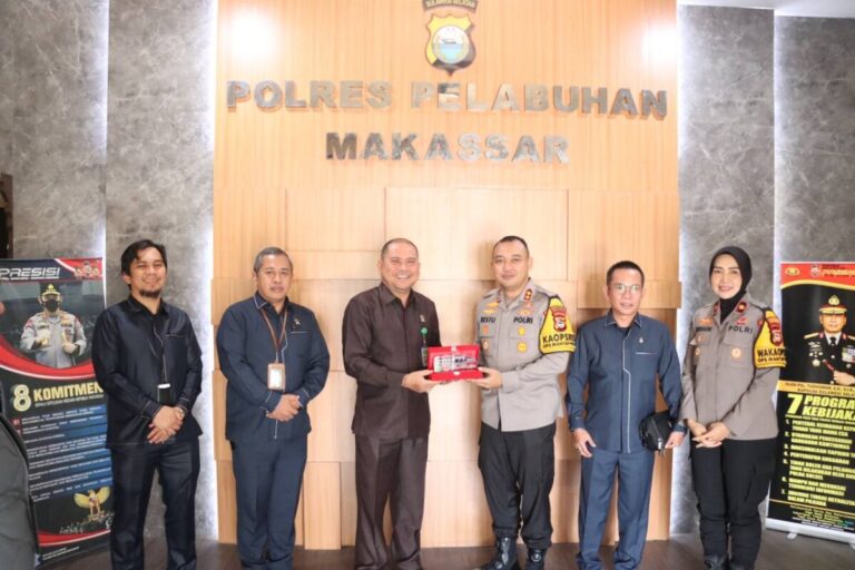 Perkuat Sinergitas,Kapolres Pelabuhan Makassar Sambut Hangat Kunjungan Ketua PN Makassar