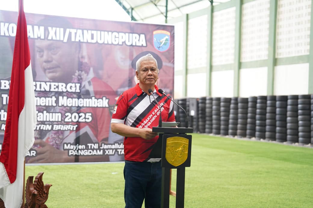 Pangdam Tanjungpura Hadiri Pembukaan Kejuaraan Menembak Perbakin Cup Kalbar 2025