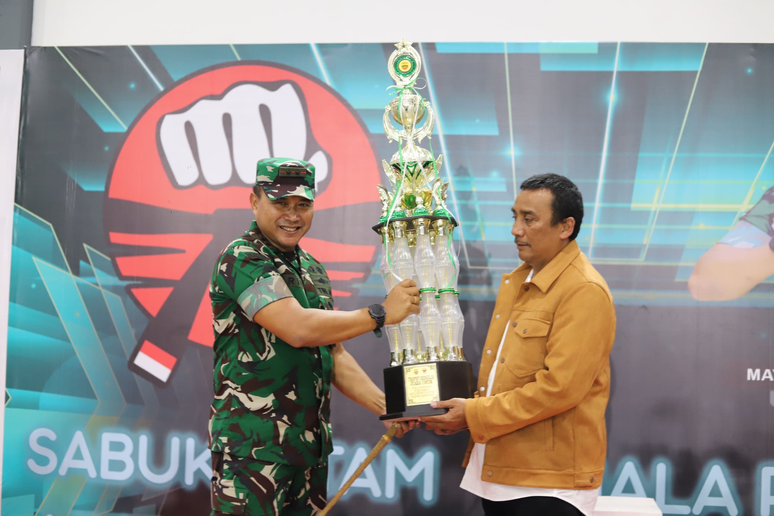 Pertandingan Sabuk Hitam Taekwondo Piala Pangdam I/BB Resmi Di Tutup