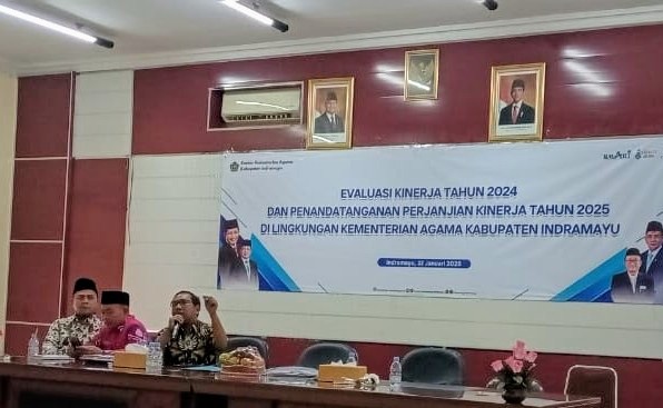 Kemenag Indramayu Gelar Evaluasi Kinerja Tahun 2024 Dan Penandatanganan Perjanjian Kinerja 2025