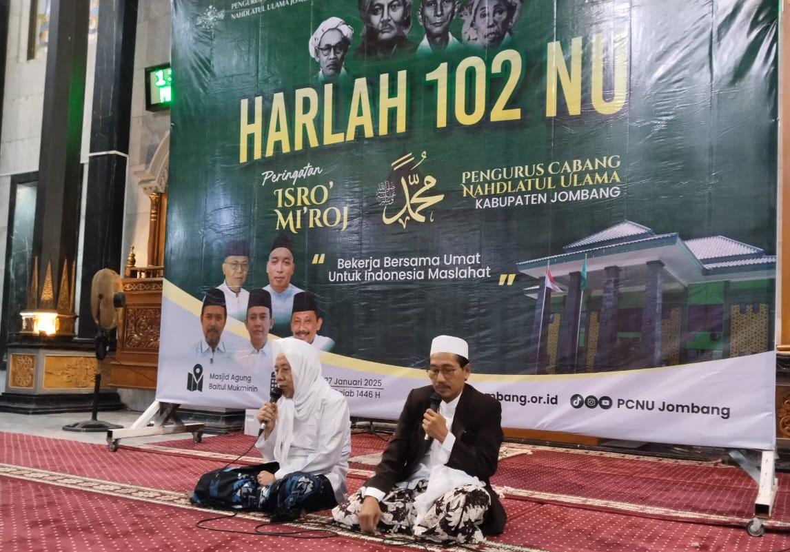 KH Taufiqurrahman Muhid Pimpin Istighosah Peringatan Harlah Ke-102 NU Di Jombang