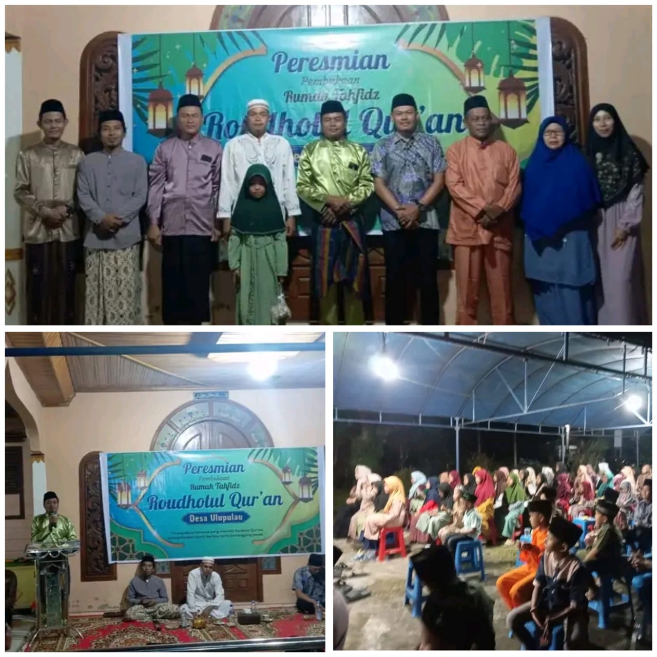 Peresmian Rumah Tahfidz Roudhatul Qur’an Desa Ulu Pulau