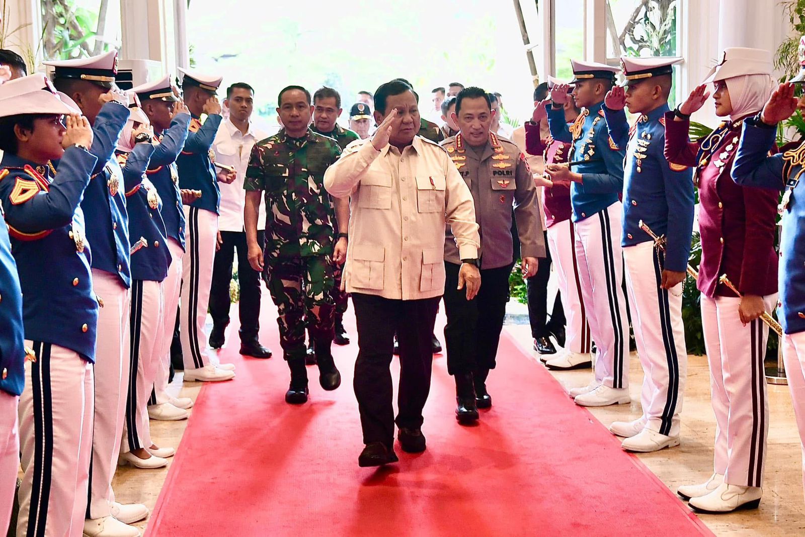 Presiden Prabowo Hadiri Rapat Pimpinan TNI-Polri Tahun 2025 Di Jakarta