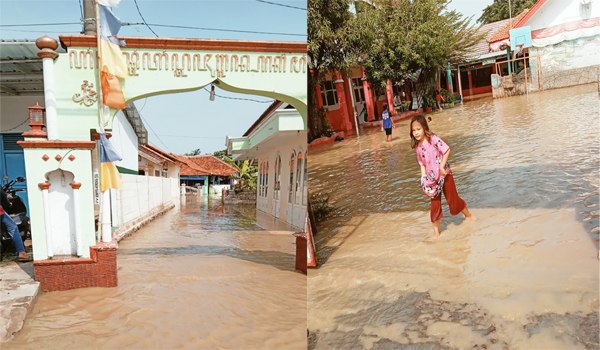 Banjir Kiriman Rentang Rendam 2 Desa Di Indramayu