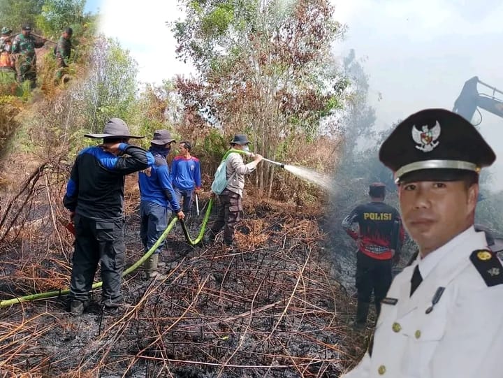 Pj Kepala Desa Sungai Alam Apresiasi Kerjasama Dalam Penanganan Kebakaran Lahan