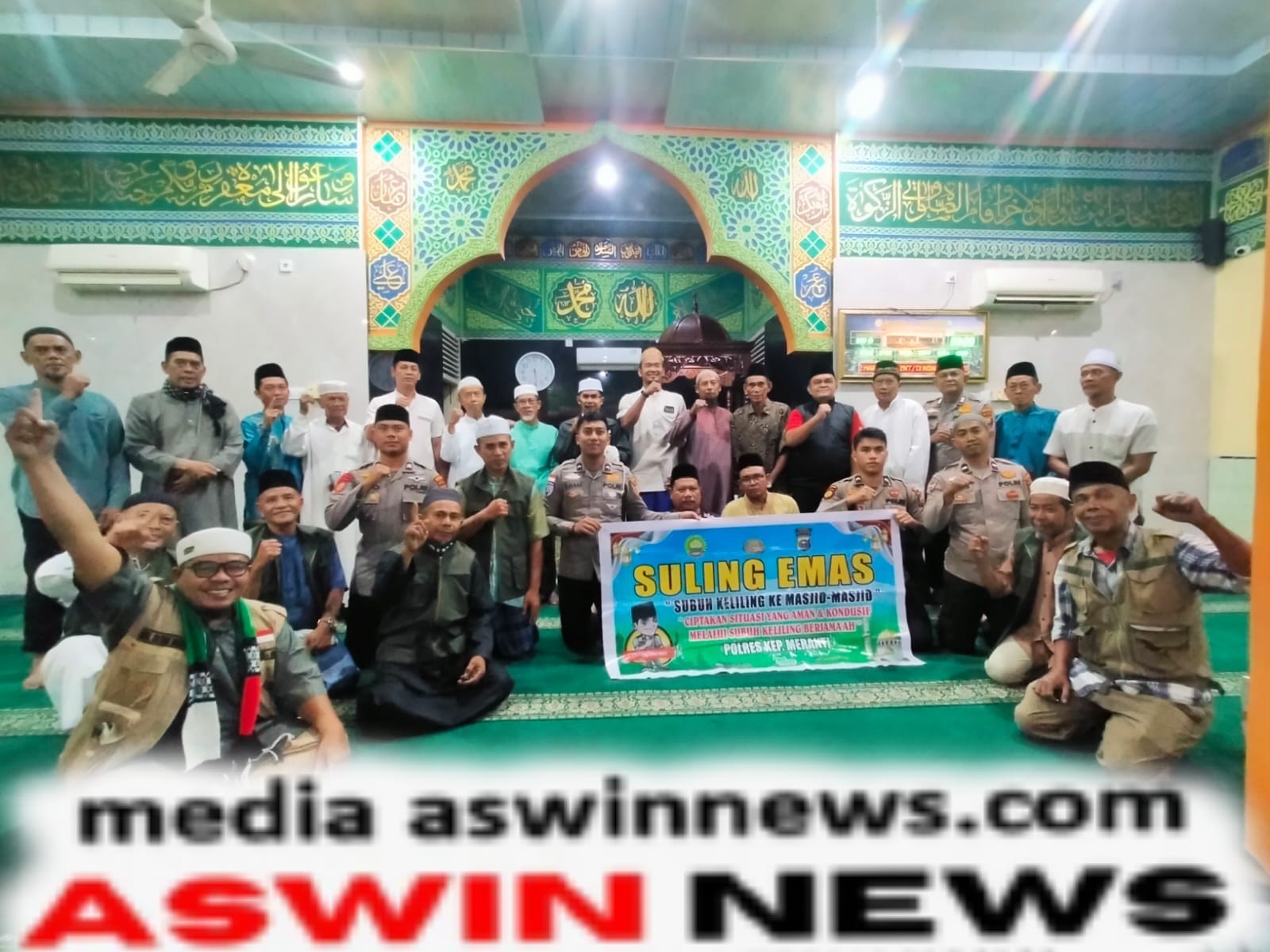 Jalin Silaturahmi Dan Jaga Kamtibmas, Polres Kepulauan Meranti Gencarkan Program Suling Emas