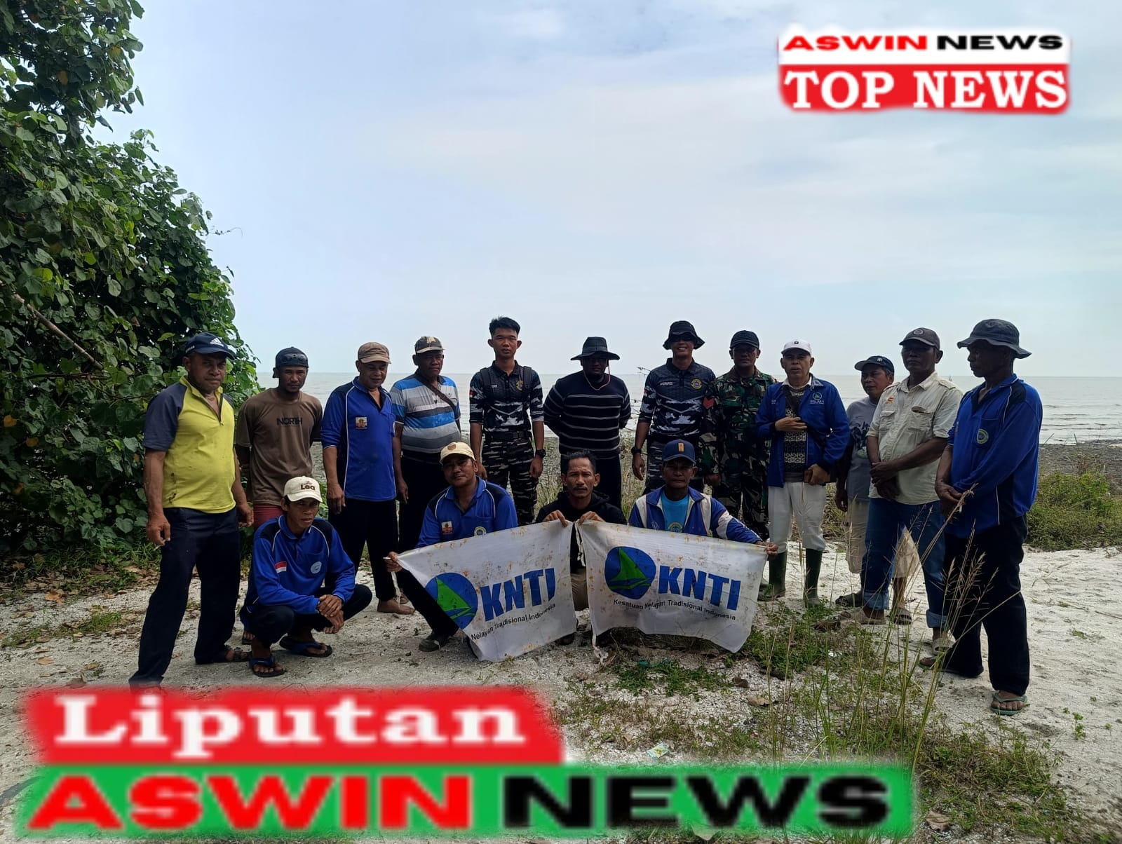 Peduli Desa Pesisir, Kelompok Tani Hutan Sumber Baru Bersama Pemdes Bagan Kuala Tanam 1.000 Mangrove