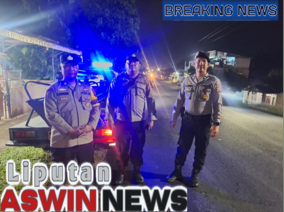 Polsek Pangkalan Susu Gelar Patroli Blue Light, Polres Langkat Dan Polsek Jajaran Laksanakan Secara Serentak