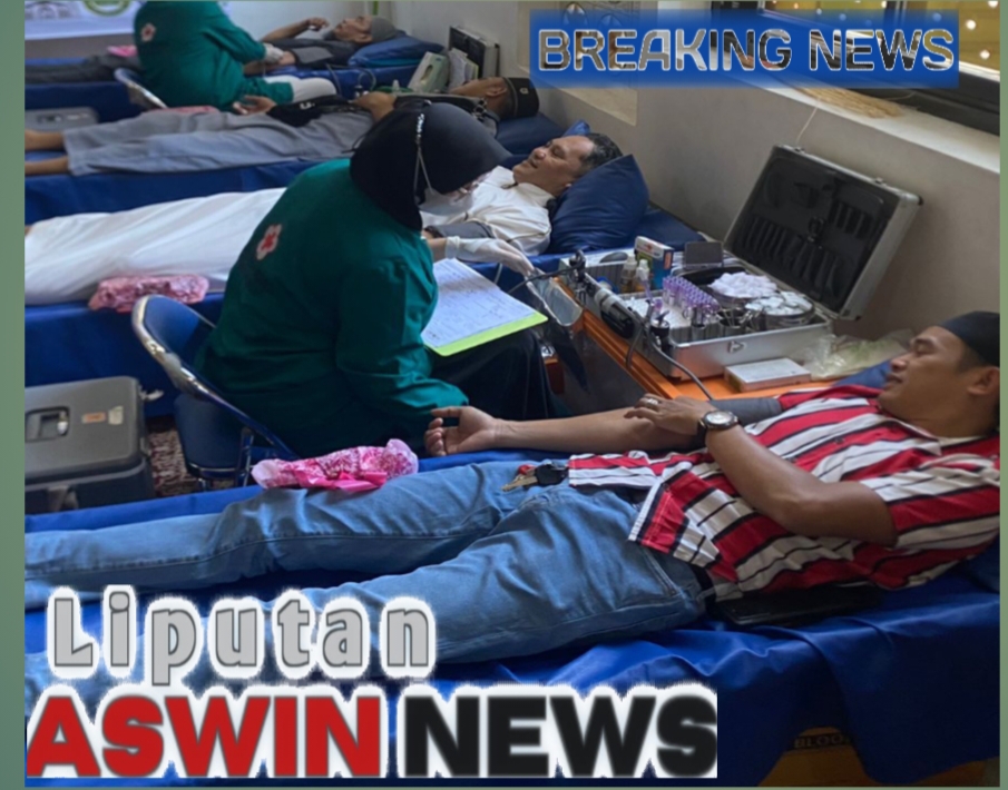 Pengurus Masjid Darul Ikhlas Rutin Gelar Program Donor Darah