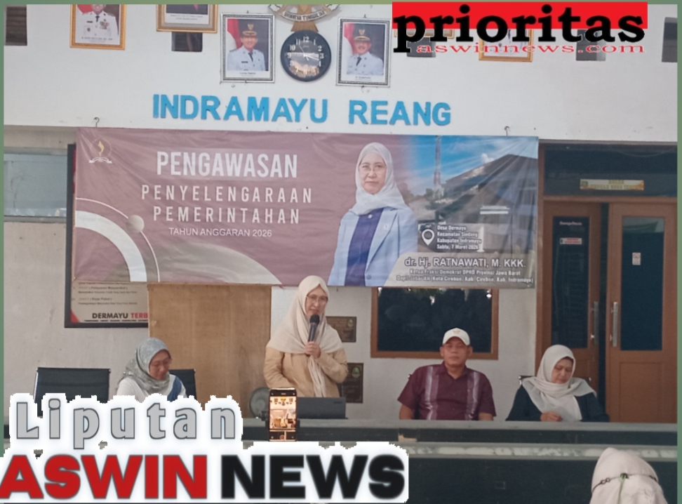 Anggota DPRD Jabar Ratnawati Dan DPR RI Herman Khaeron Buka Forum Pengawasan Pemerintahan Di Desa Dermayu