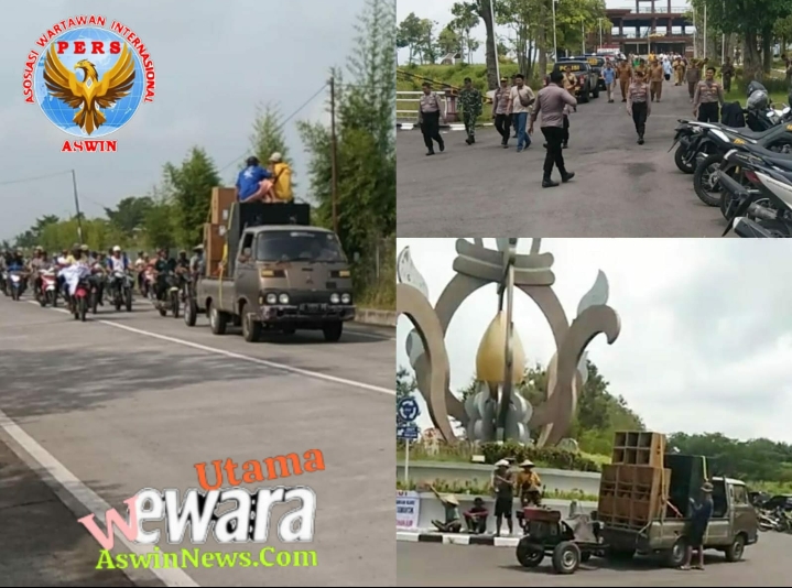 Ratusan Petani HIPPA Tiga Desa Gelar Aksi di Bendungan Semantok, Tuntut Keadilan Distribusi Air