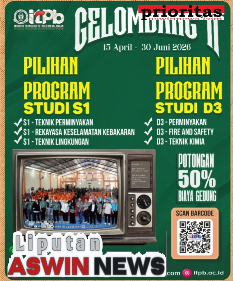 ITPB Buka PMB Gelombang II, Tawarkan Diskon 50% Biaya Gedung