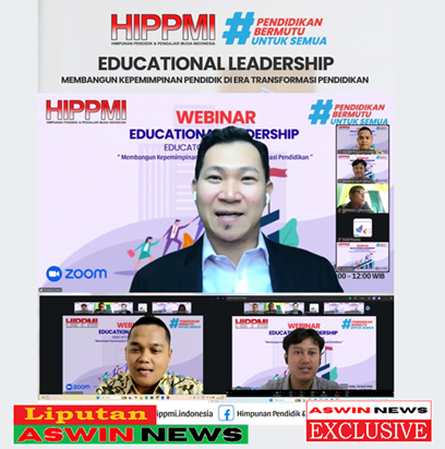 HIPPMI Gelar Webinar Nasional “Educational Leadership: Educators Are Leaders”