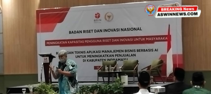 Anggota DPR RI H. Dedi Wahidi Bersama BRIN Gelar Bimtek Aplikasi Berbasis AI untuk UMKM se-Kabupaten Indramayu