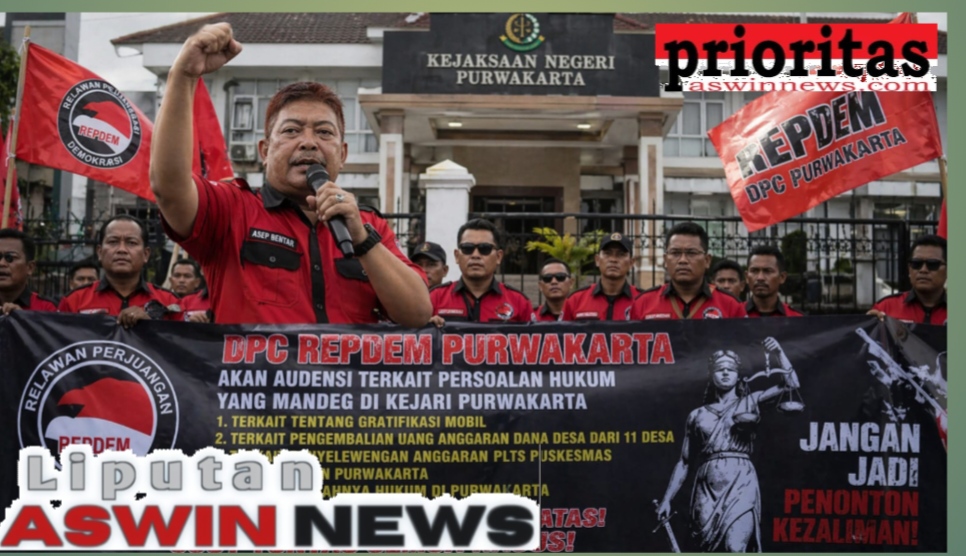 REPDEM PURWAKARTA SIAP AUDENSI KE KEJARI, DESAK KEJELASAN KASUS GRATIFIKASI DAN DANA DESA
