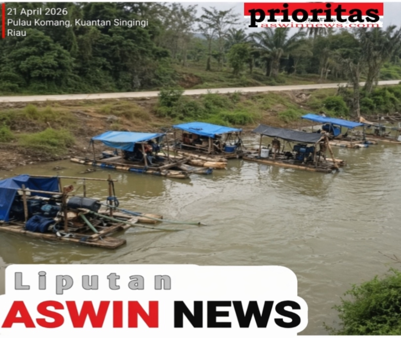 PETI Kembali Beroperasi Di Pulau Komang, Dekat Jalur Umum Teluk Kuantan, Aparat Diminta Bertindak