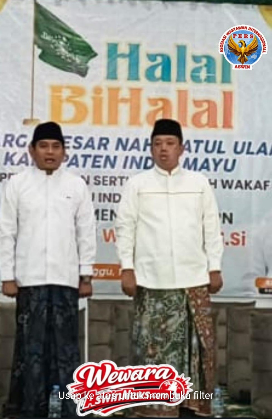 PCNU Indramayu Gelar Halal Bihalal, Menteri ATR/BPN Serahkan Sertifikat Tanah Wakaf