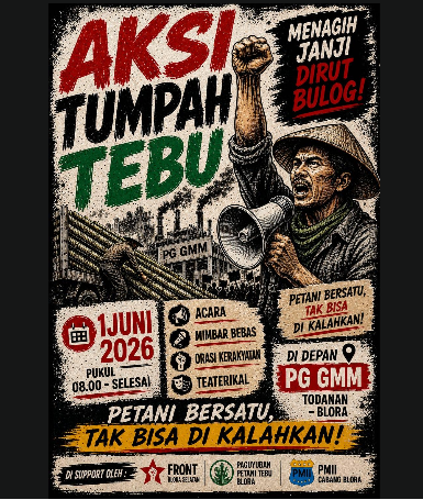 Tagih Kepastian Nasib Industri Gula, Petani Tebu Blora Siap Gelar Aksi “Tumpah Tebu”