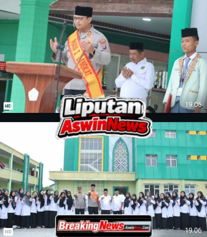 Kapolres Langkat Bina Pelajar di MAN 1 Langkat, Tekankan Disiplin, Bijak Bermedsos dan Jauhi Kenakalan Remaja
