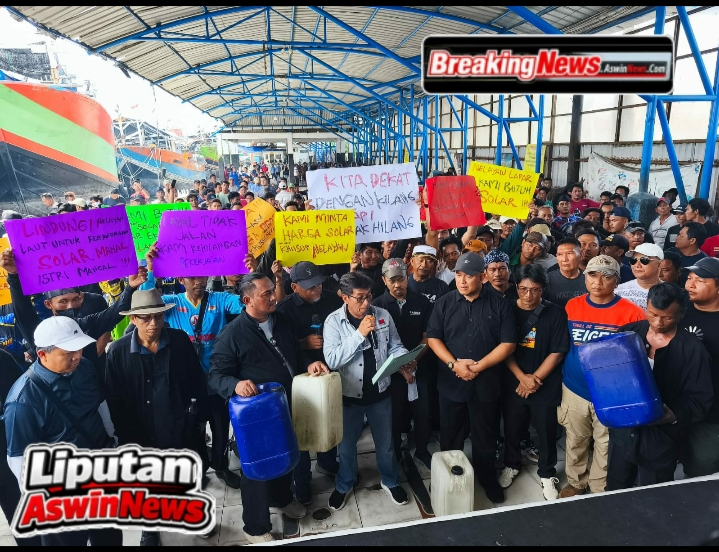 Ratusan Nelayan GNP Gelar Aksi Damai, Tuntut Penurunan Harga Solar