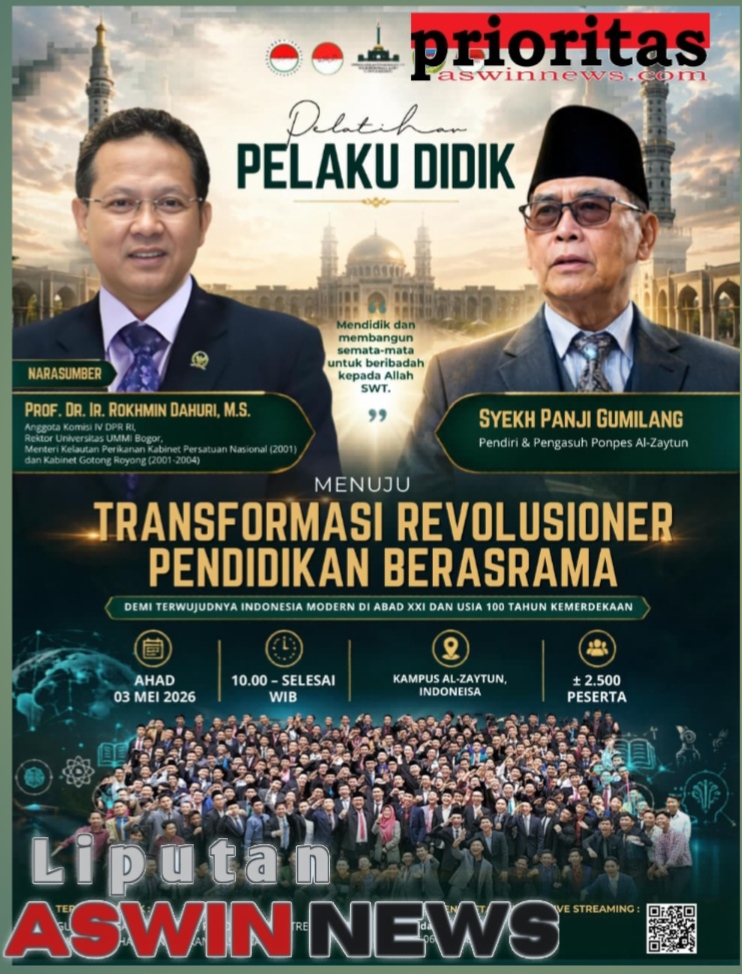 Ponpes Al Zaytun Indramayu Gelar Pelatihan Pelaku Didik Bertema Transformasi Revolusioner Pendidikan Berasrama