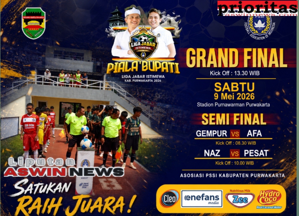 Libas Lawan di Perempat Final, Ini 4 Tim yang Melaju ke Semifinal Piala Bupati Purwakarta Liga Jabar Istimewa 2026