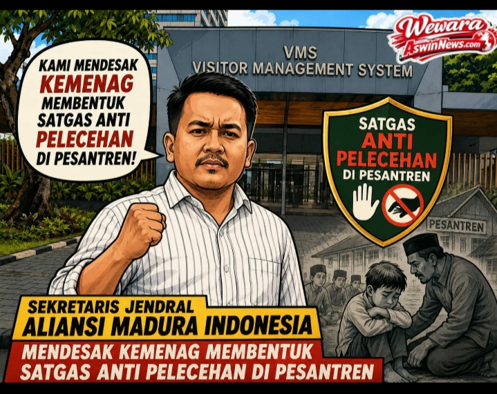 Sekretaris Aliansi Madura Indonesia Abdul Aziz Desak Kemenag Bentuk Satgas Anti-Pelecehan di Pesantren Jawa Timur