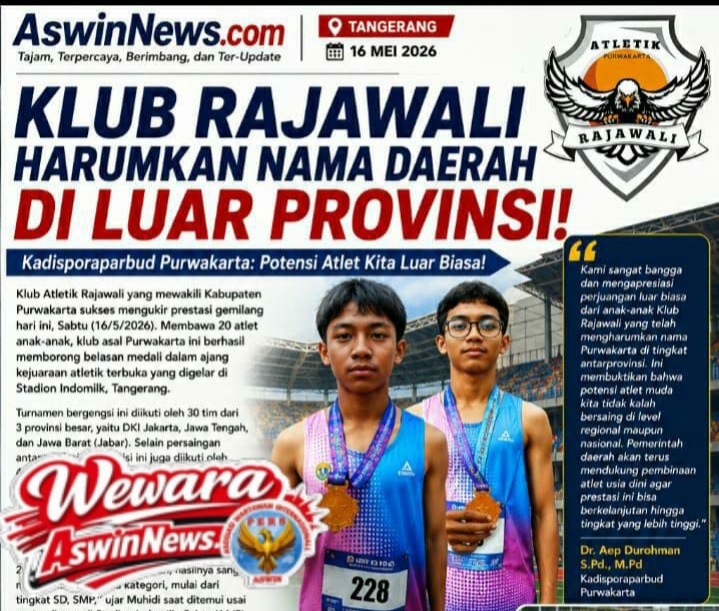 Klub Rajawali Harumkan Nama Daerah di Luar Provinsi, Kadisporaparbud Purwakarta: Potensi Atlet Kita Luar Biasa!