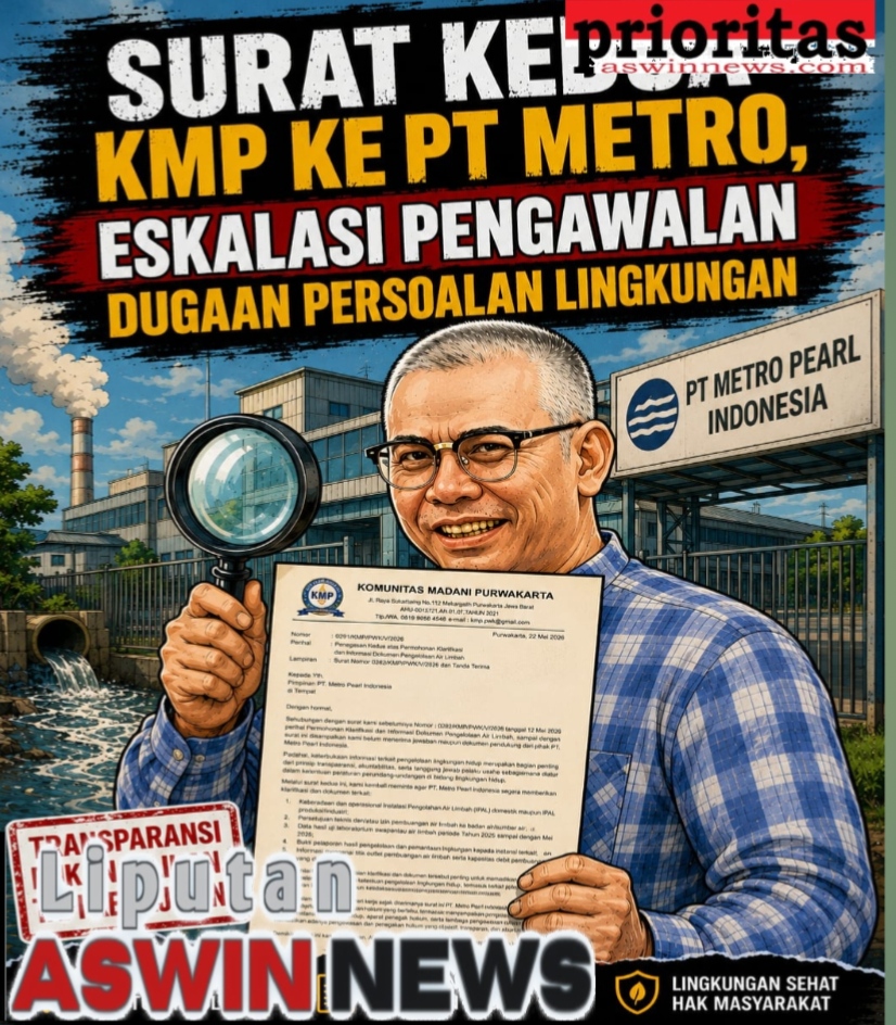 KMP SOROTI DUGAAN “KEAJAIBAN IPAL” PT Metro Pearl Indonesia: Debit Diduga Over, Hasil Uji Malah Nyaris Sempurna