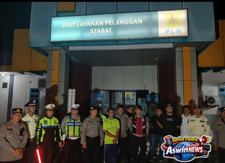 Polres Langkat Gelar Patroli Skala Besar Saat Black Out, Kapolres: Polri Hadir Jaga Kamtibmas dan Cegah Kejahatan