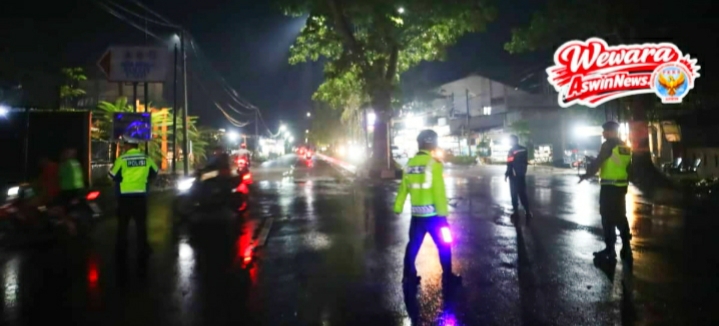 Polres Langkat Kerahkan Personel Amankan Malam Takbiran dan Festival Pawai Obor di Stabat