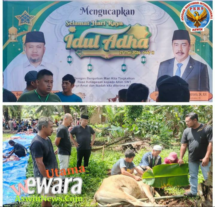Semarak Idul Adha 2026: Panitia Qurban Masjid At-Taubah Dusun Sidomulyo Sembelih 10 Sapi dan 5 Kambing