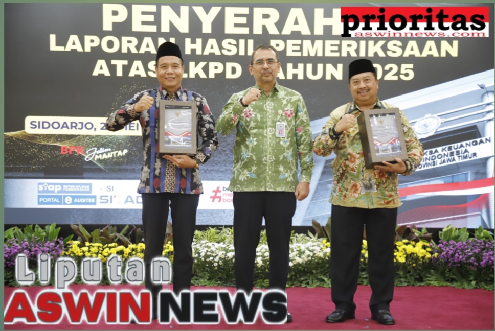 Terima LHP Atas Audit LKPD TA 2025, Pemkab Jombang Sukses Pertahankan Opini WTP 13 Kali Berturut-turut