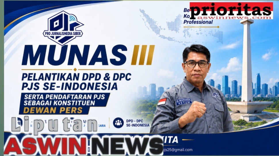 Wapres Gibran Bakal Diundang Hadiri MUNAS III PJS, Seminar Nasional Dan Pelantikan Pengurus DPD-DPC se-Indonesia
