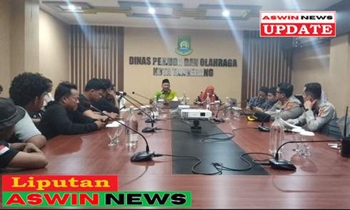 Aksi di Depan Dispora Memanas, Massa Desak Pemkot Tangerang Buka Data Pembangunan Alun-Alun Benda