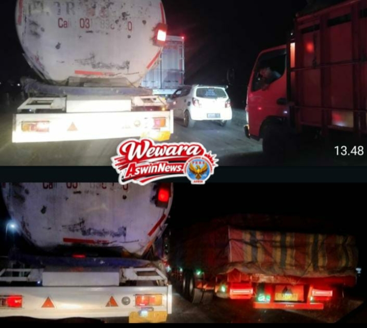 Awas Jalan Pantura Cirebon Timur Dalam Perbaikan Proyek Cor Beton, Kendaraan Macet Hampir 20 KM