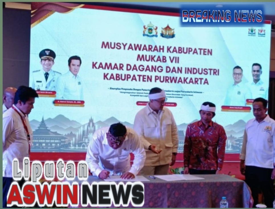 Muskab VII Kadin Purwakarta Kukuhkan H.R. Yayat Priyatna Sebagai Ketua Periode 2026–2030