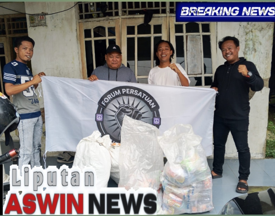 Dari Rakyat Untuk Rakyat, FPRB Salurkan Bantuan Sembako Kepada Warga Kecamatan Benda