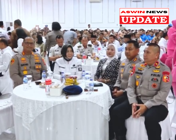 Brigjen Pol. Anang Sumpena, S.H. (Danpas) Brimob I Korbrimob Polri Hadiri Sertijab Kapolres Langkat.