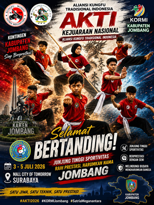 KEJURNAS AKTI: Kontingen dari DPC AKTI Jombang siap berlaga