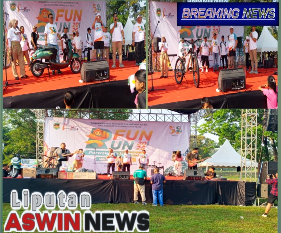 Langkah Hebat Menuju Purwakarta Istimewa, Abang Ijo Hapidin Ajak Warga Hidup Sehat Lewat Fun Run 5K