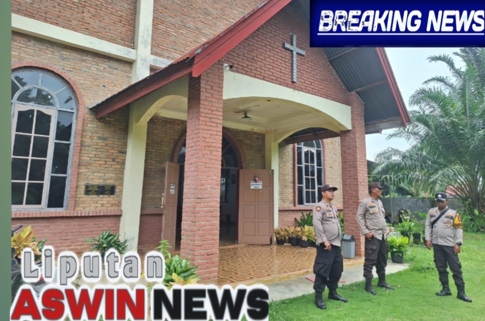 Polsek Pangkalan Susu Hadirkan Rasa Aman Lewat Program Minggu Kasih Dan Pengamanan Ibadah Gereja