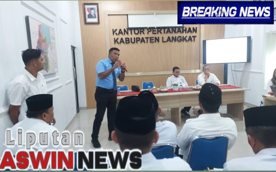 Tingkatkan Layanan Keagamaan, Kepala KUA Salapian Ikuti Akselerasi Sertifikasi Tanah Wakaf Di Langkat