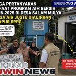 Warga Pertanyakan Manfaat Program Air Bersih Tahun 2025 Di Desa Salam Mulya, Diduga Air Justru Dialirkan ke Dapur SPPG