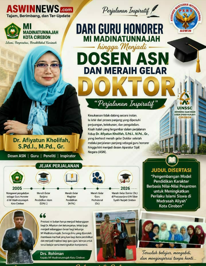Dari Guru Honorer MI Madinatunnajah hingga Menjadi Dosen ASN dan Meraih Gelar Doktor: Perjalanan Inspiratif Dr. Afiyatun Kholifah, S.Pd.I., M.Pd., Gr.